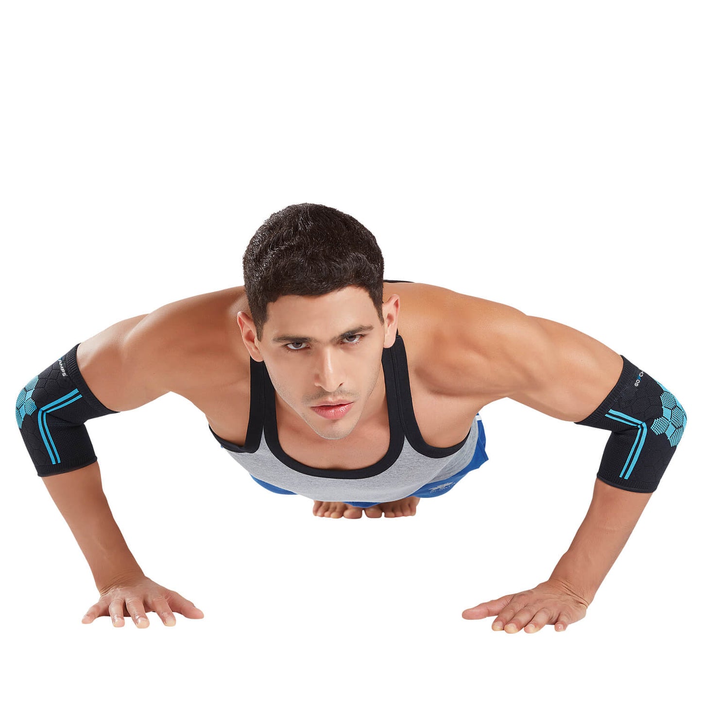 GoChamps Neoprene Shoulder Support + Multi Sports Gloves With Wrist Support + Elbow Support