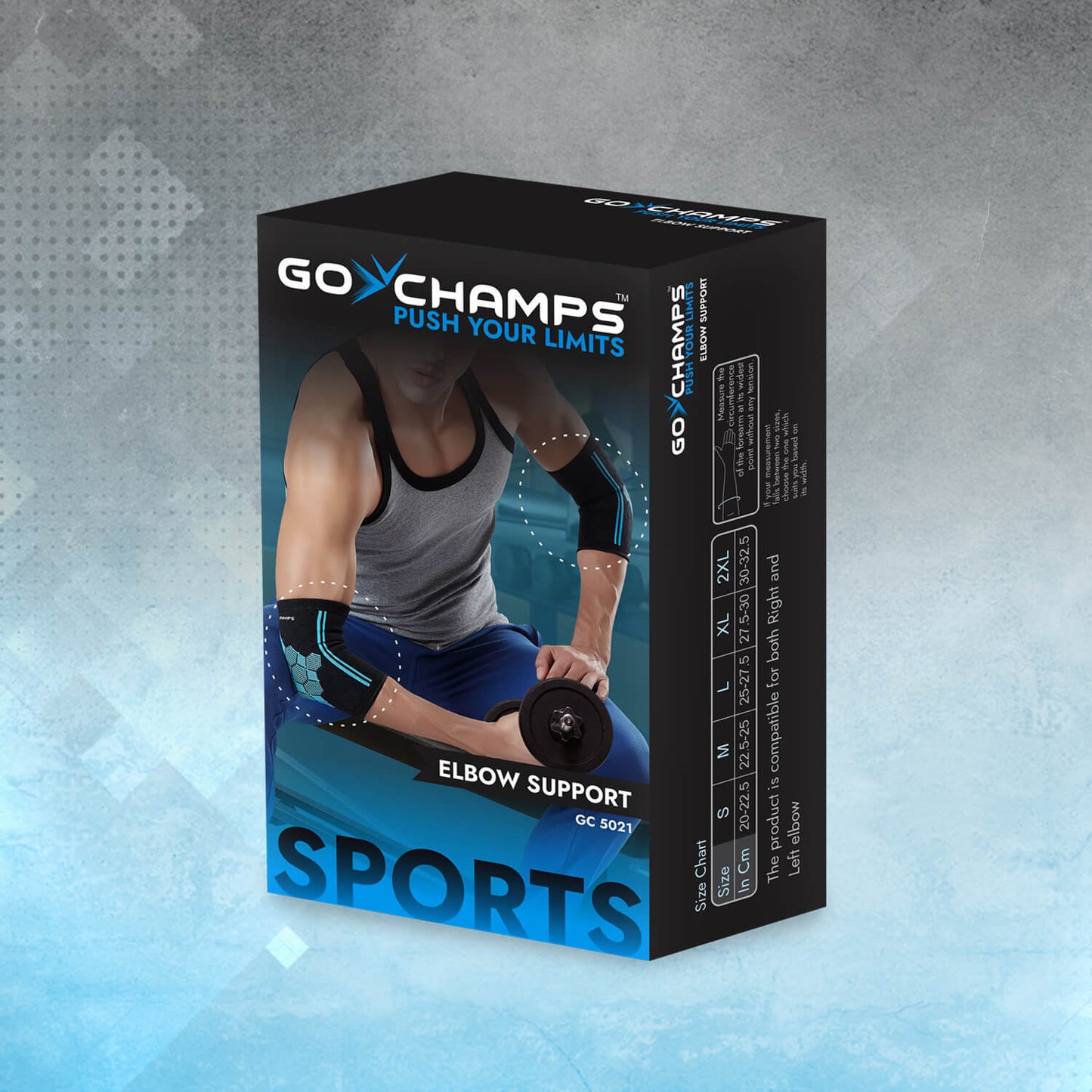GoChamps Neoprene Shoulder Support + Multi Sports Gloves With Wrist Support + Elbow Support