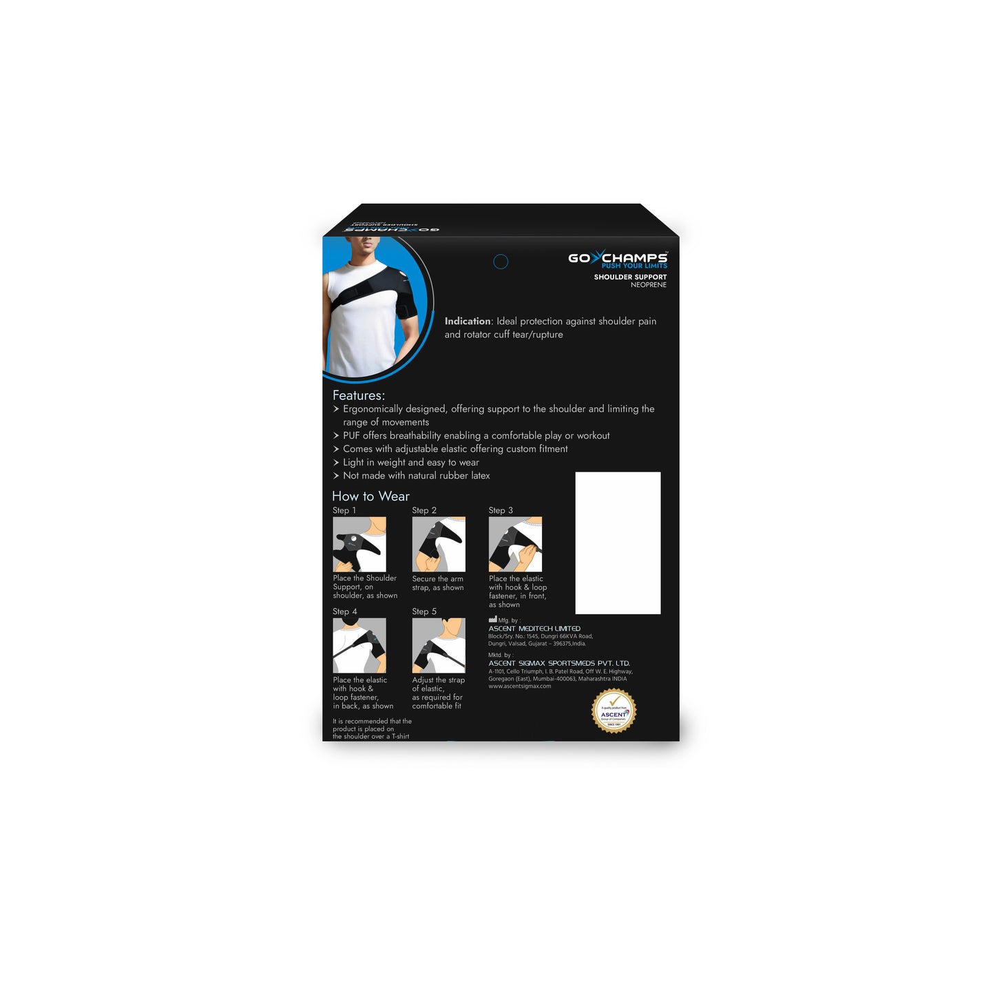 Shoulder Support Neoprene