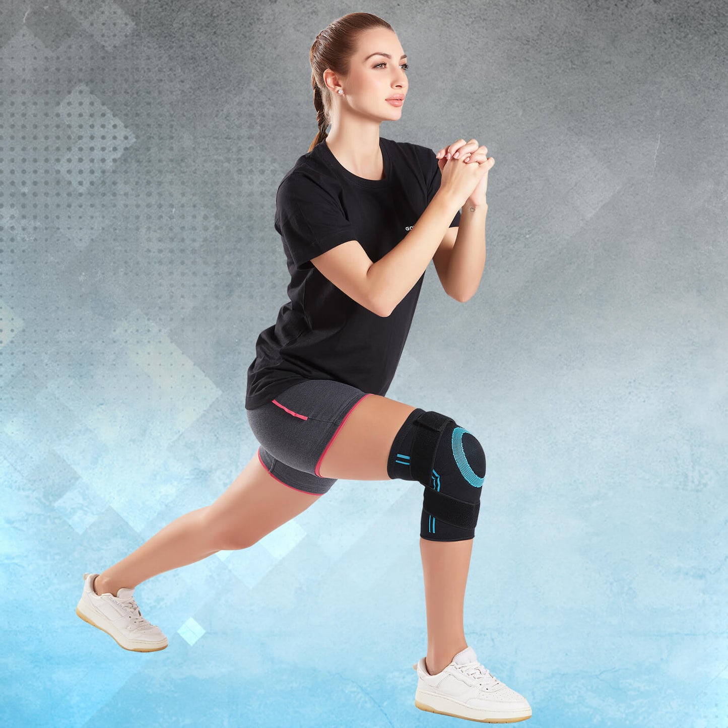 GoChamps Knee Support With Straps