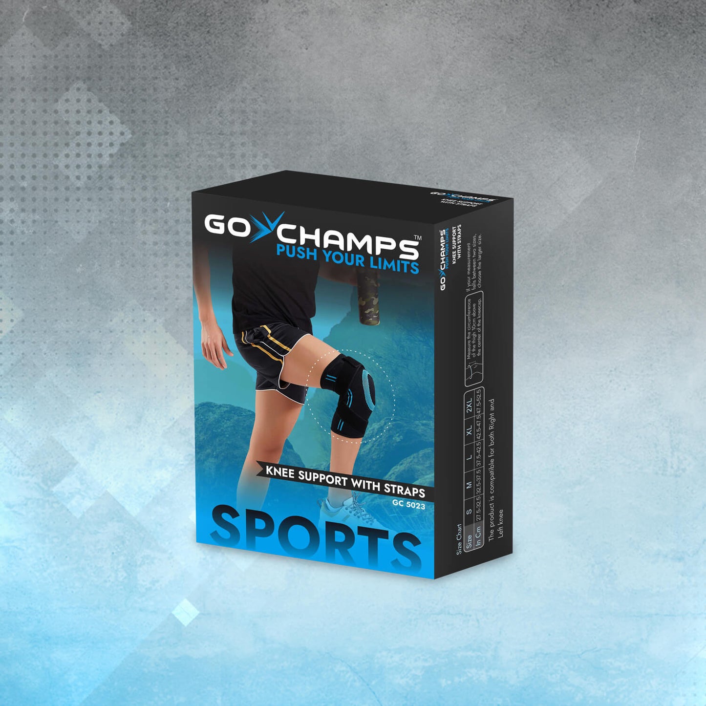 GoChamps Knee Support With Straps