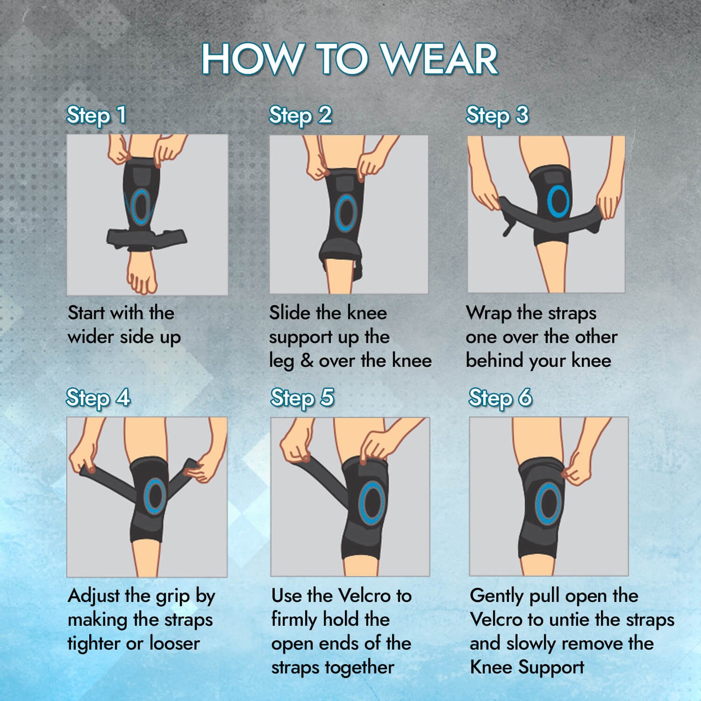 GoChamps Knee Support With Straps