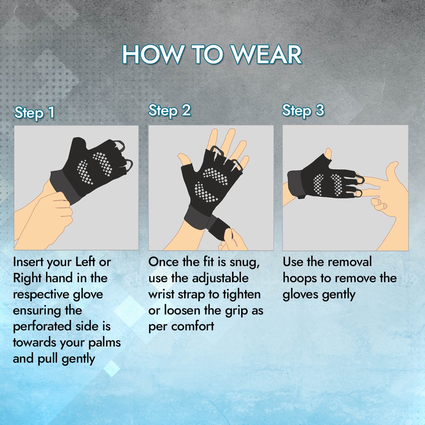 GoChamps Multi Sport Gloves With Wrist Support
