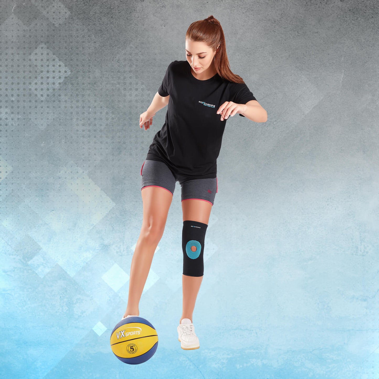 GoChamps Open Patella Knee Support