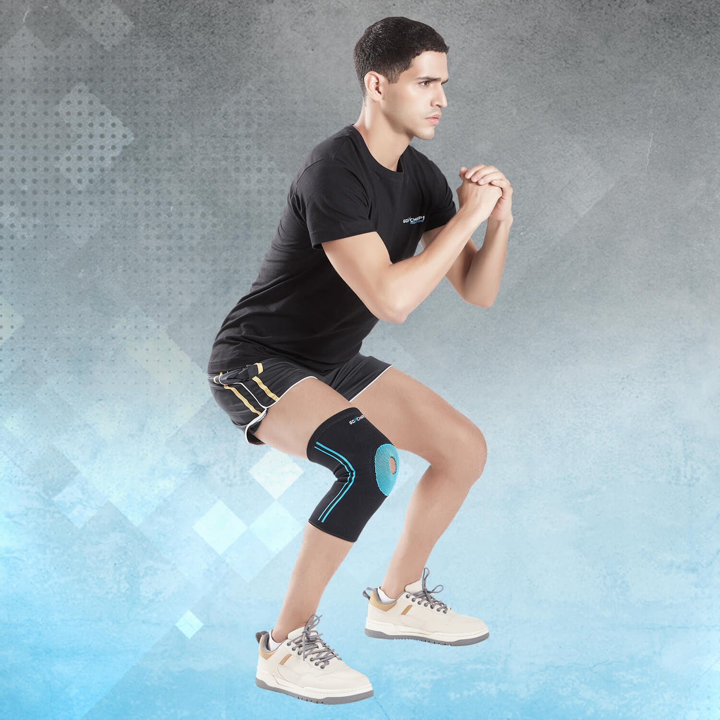 GoChamps Open Patella Knee Support