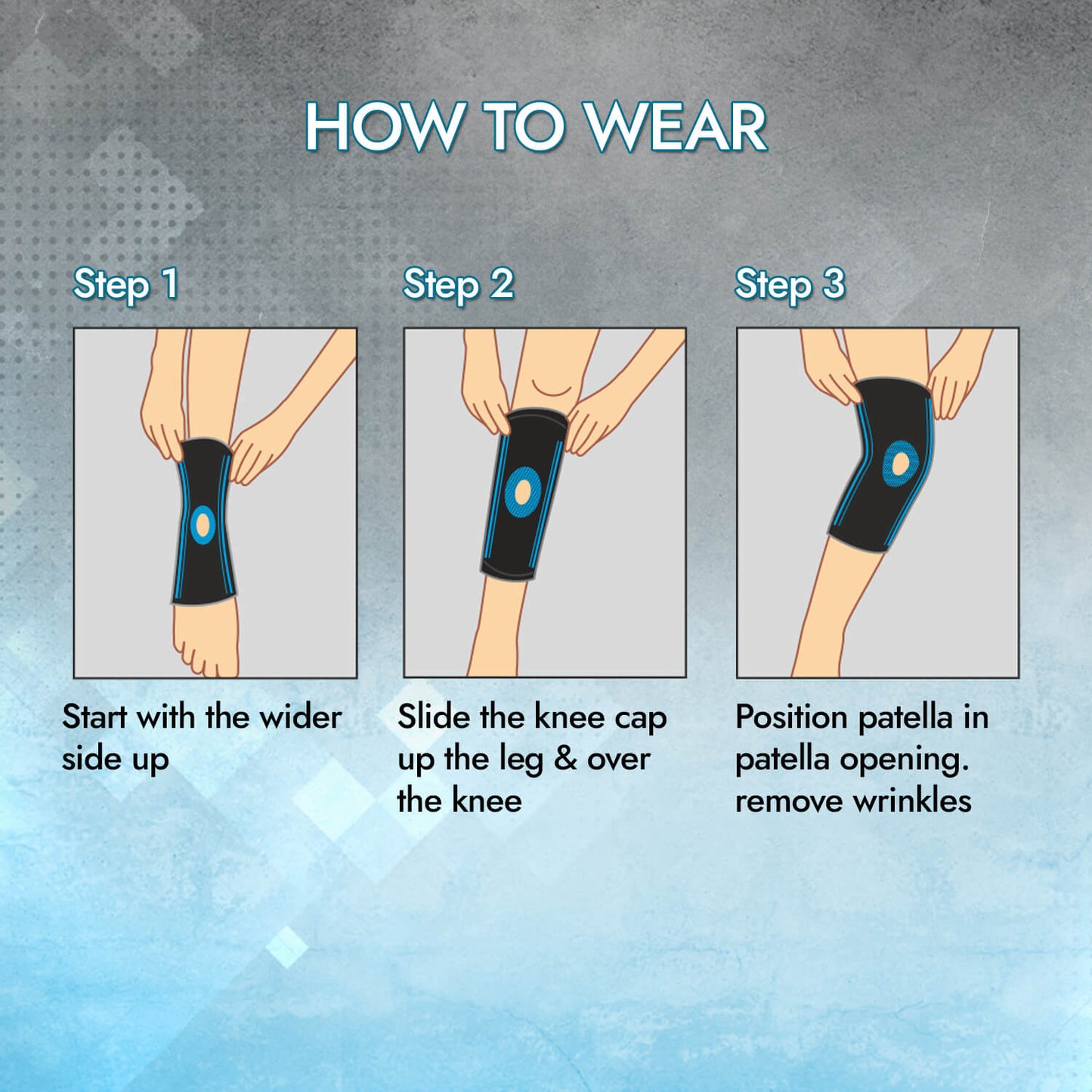 GoChamps Open Patella Knee Support